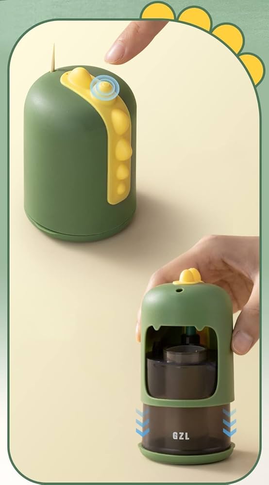 恐竜の爪楊枝入れ Amazon.co.jp: 恐竜形 爪楊枝入れ 爪楊枝ホルダー ワンプッシュ